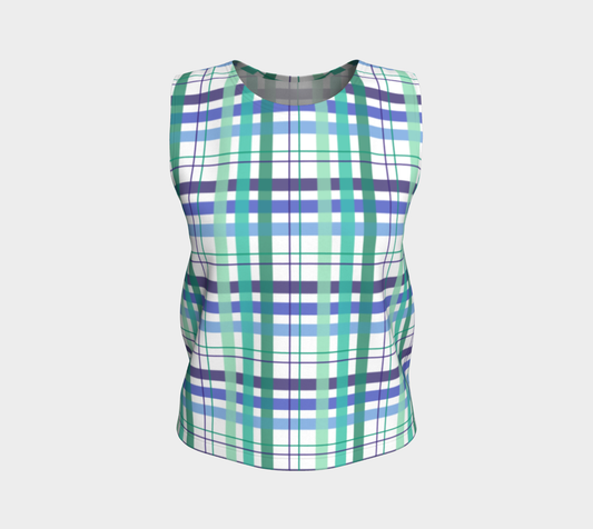 Gay Man (formerly Vincian - V2) Plaid Loose Tank (Long)