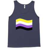 Gender Pride Flag Relaxed Fit Tank Tops | Choose Your Flag | Bella + Canvas
