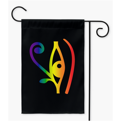 Goth Queer Fetish Yard and Garden Flags | Single Or Double-Sided | 2 Sizes