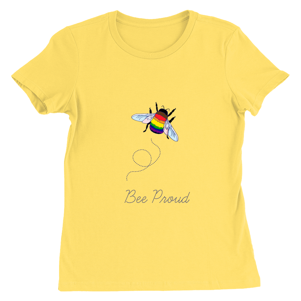 T-shirts ajustés Bumblebee Pride Pun - LIGHT | Choisissez votre coloris et votre jeu de mots | Bella + Toile