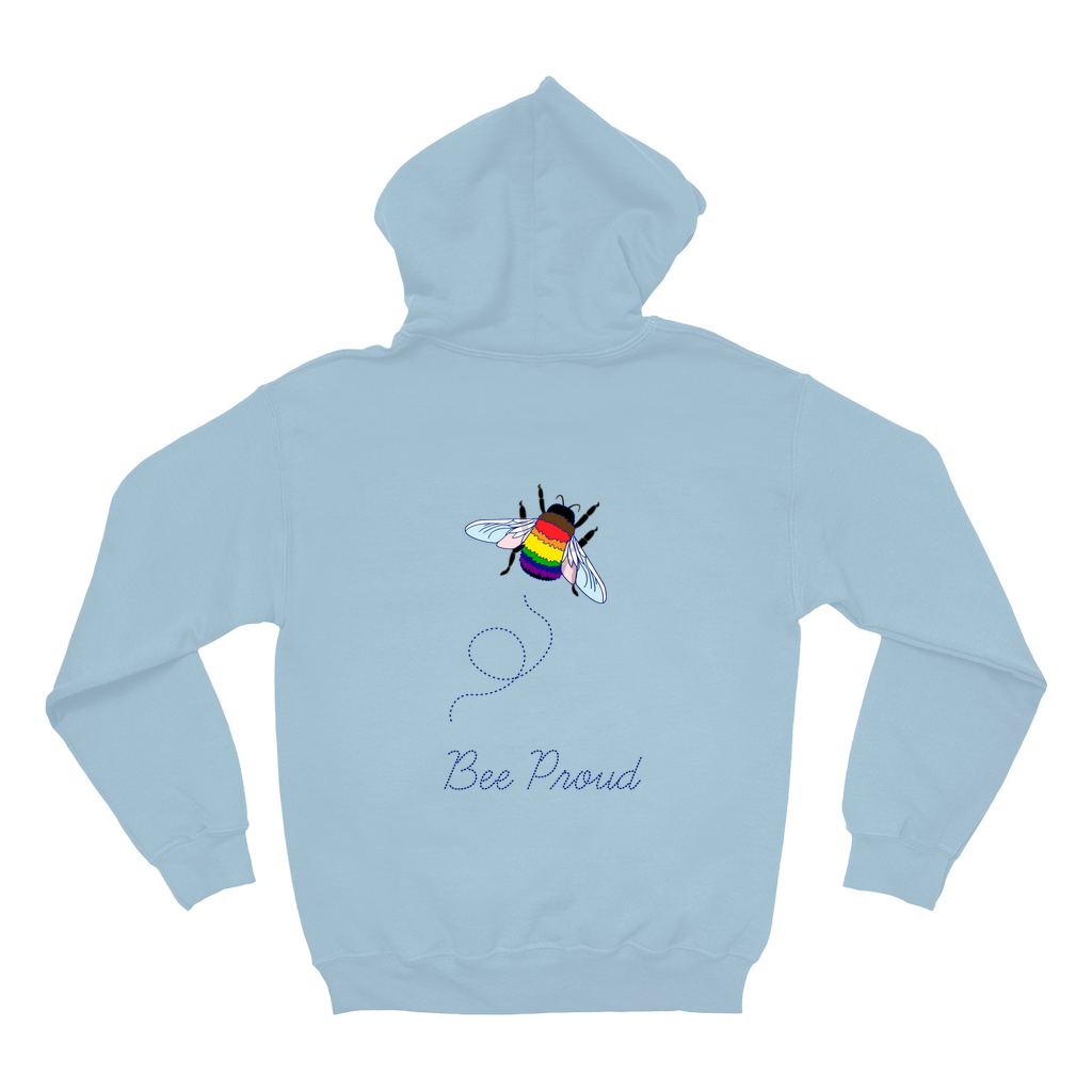 Bumblebee Pride Pun Hoodies (No-Zip/Pullover) - BACK DESIGN | Choose Your Flag and Pun | Bumblebee Pullover Hoodie | Lgbtqia