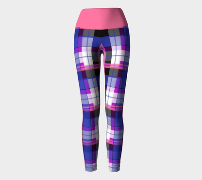 Genderfluid Plaid Yoga Leggings