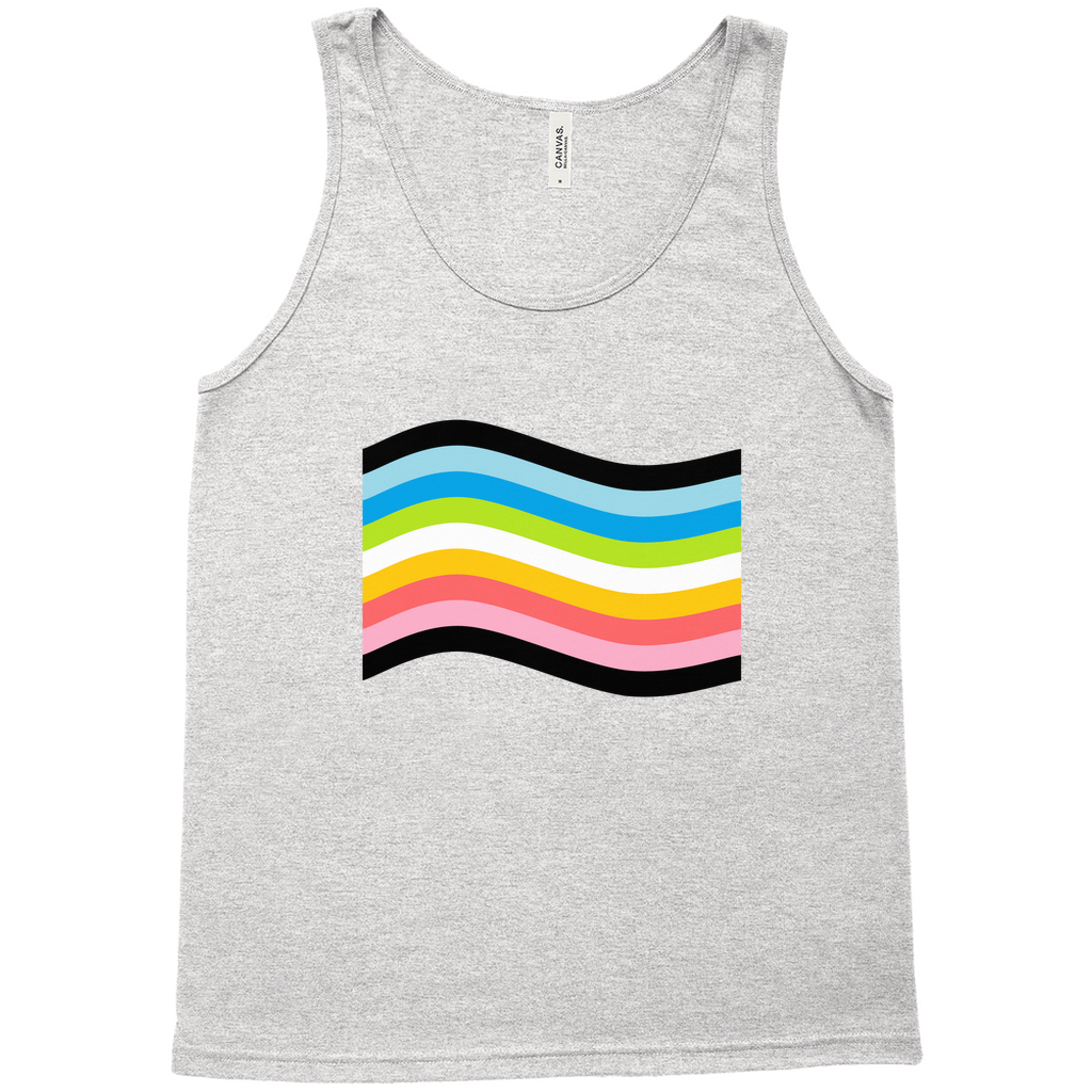 Orientation Pride Flag Relaxed Fit Tank Tops | Choose Your Flag | Bella + Canvas