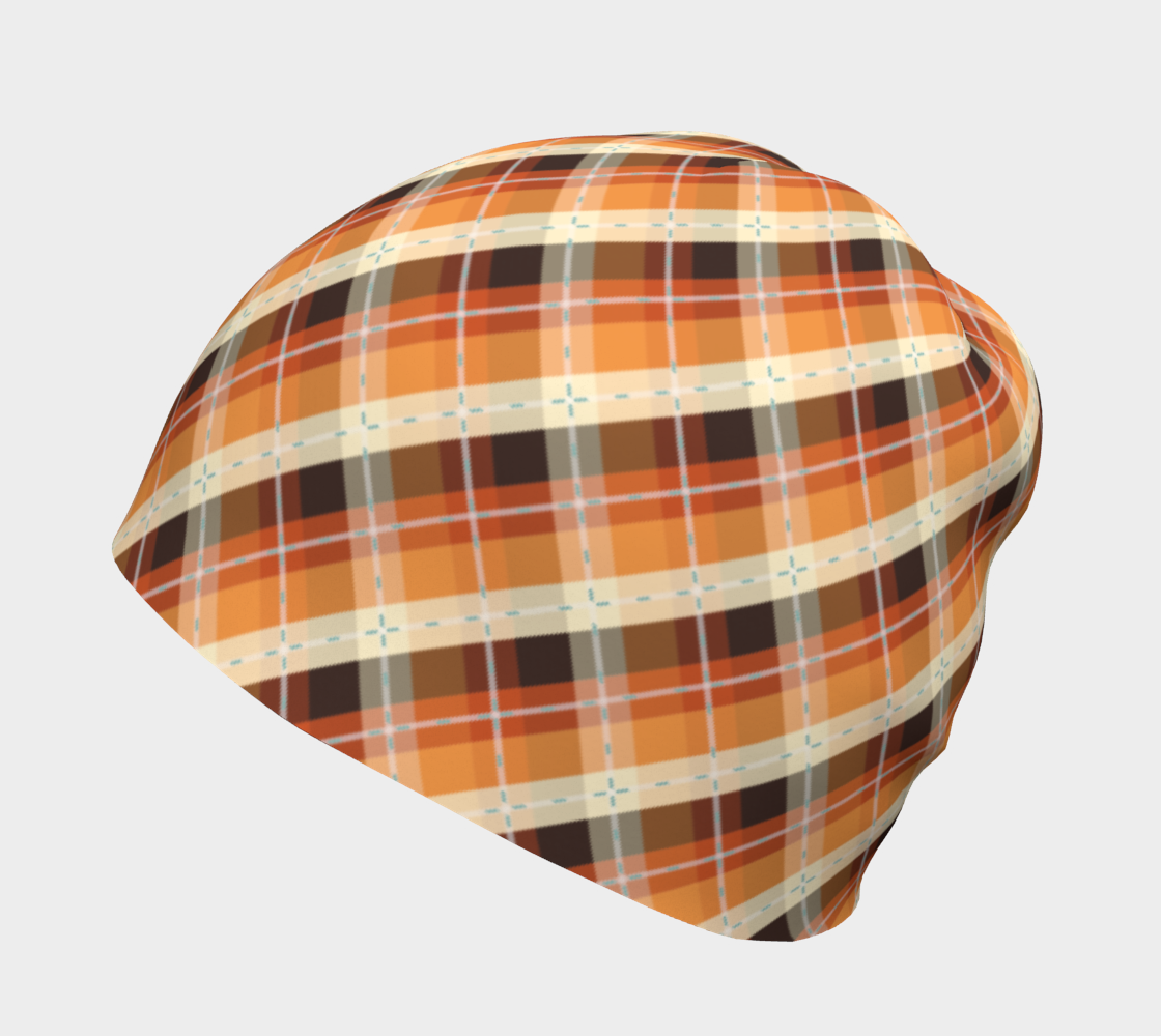 Foxgender Retro Argyle Beanie