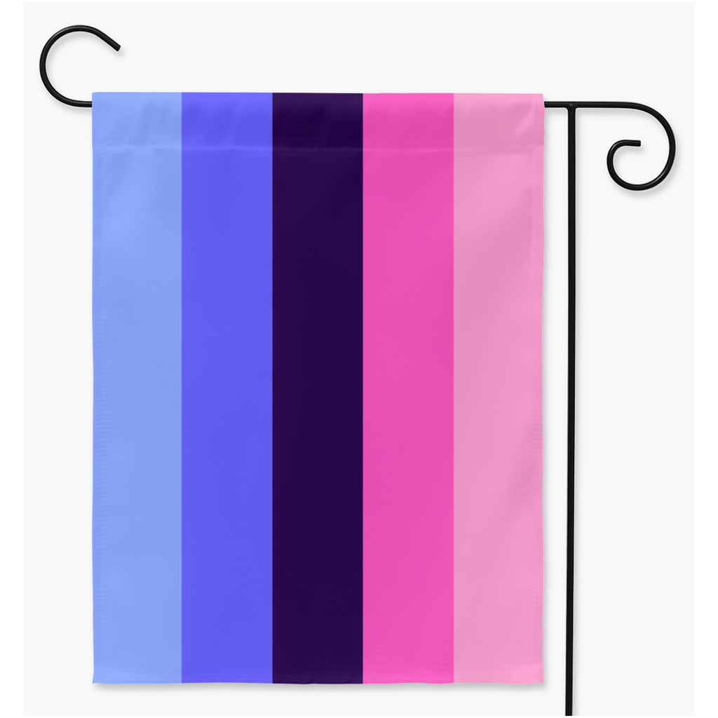 Omnisexual Yard and Garden Flags | Single Or Double-Sided | 2 Sizes | Romantic and Sexual Orientations