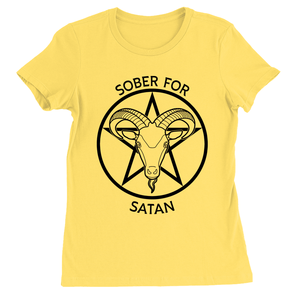 Sober for Satan - LIGHT Fitted Tshirt | Choose Your Colourway | Bella + Canvas