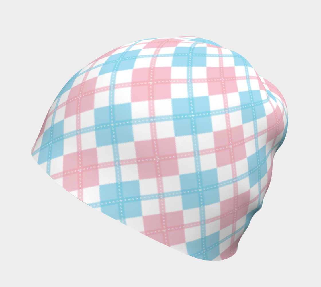 Transgender Argyle Beanie