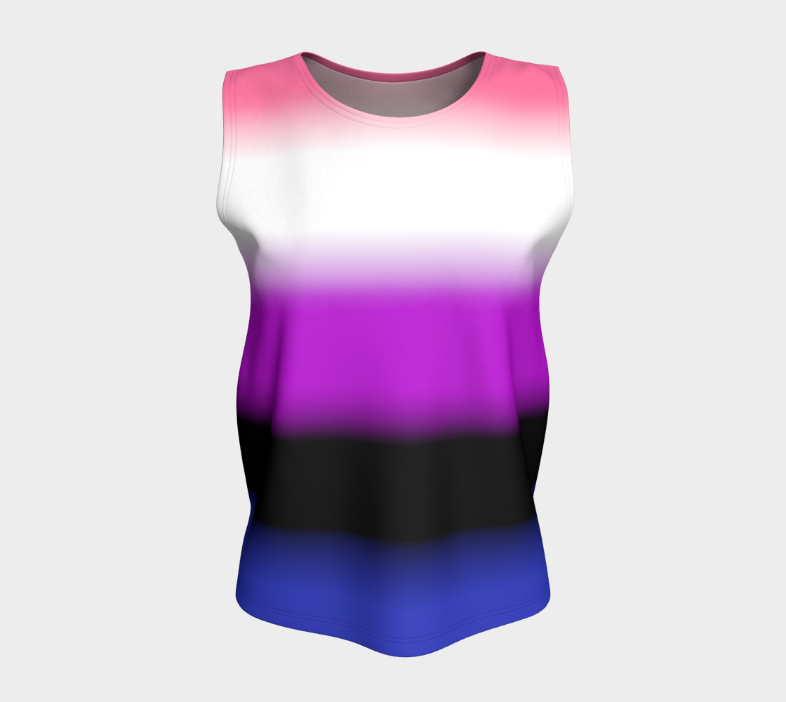 Genderfluid Gradient Loose Tank