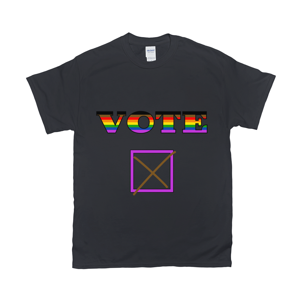 Vote Relaxed Fit Tshirt | Choose Your Pride Colourway