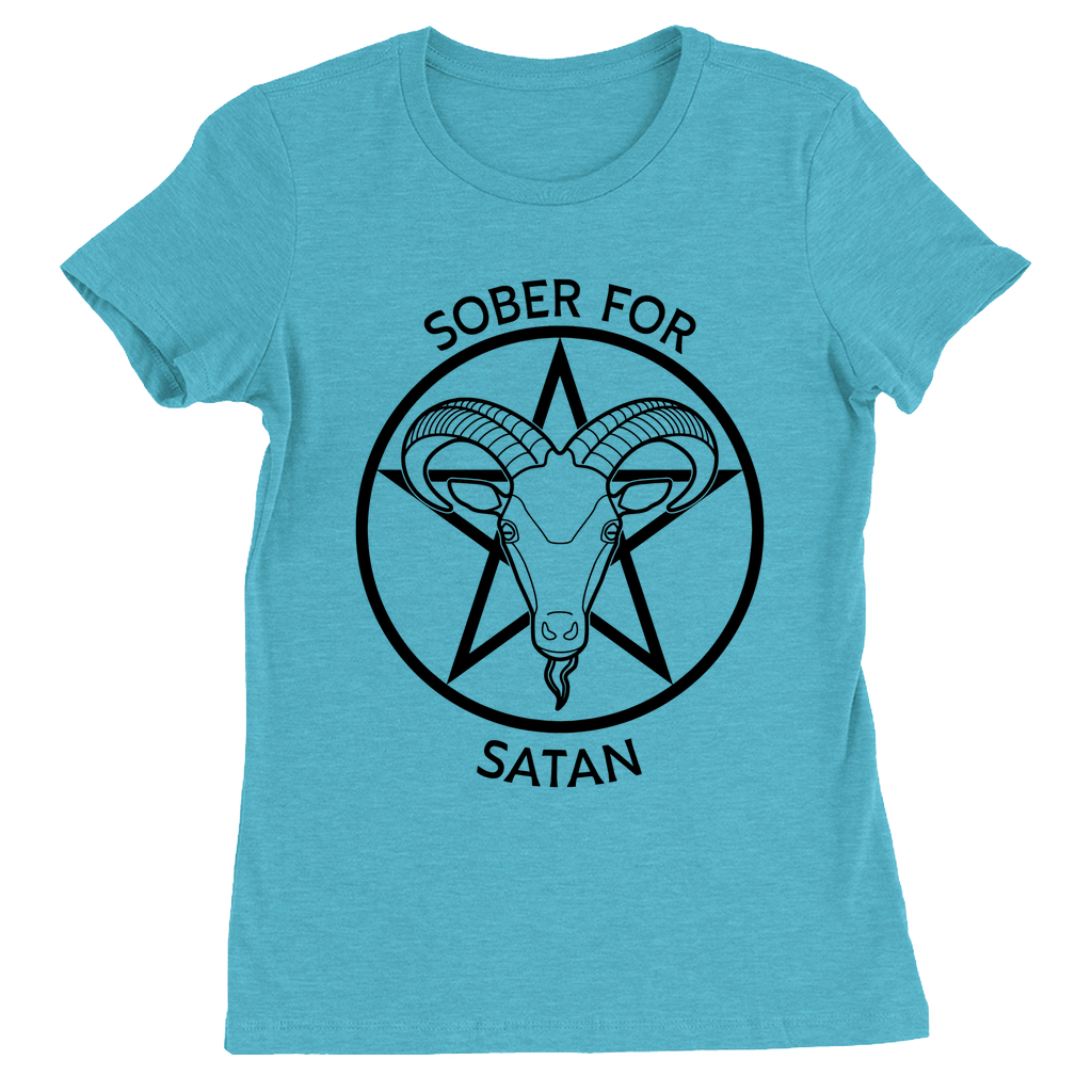 Sober for Satan - LIGHT Fitted Tshirt | Choose Your Colourway | Bella + Canvas