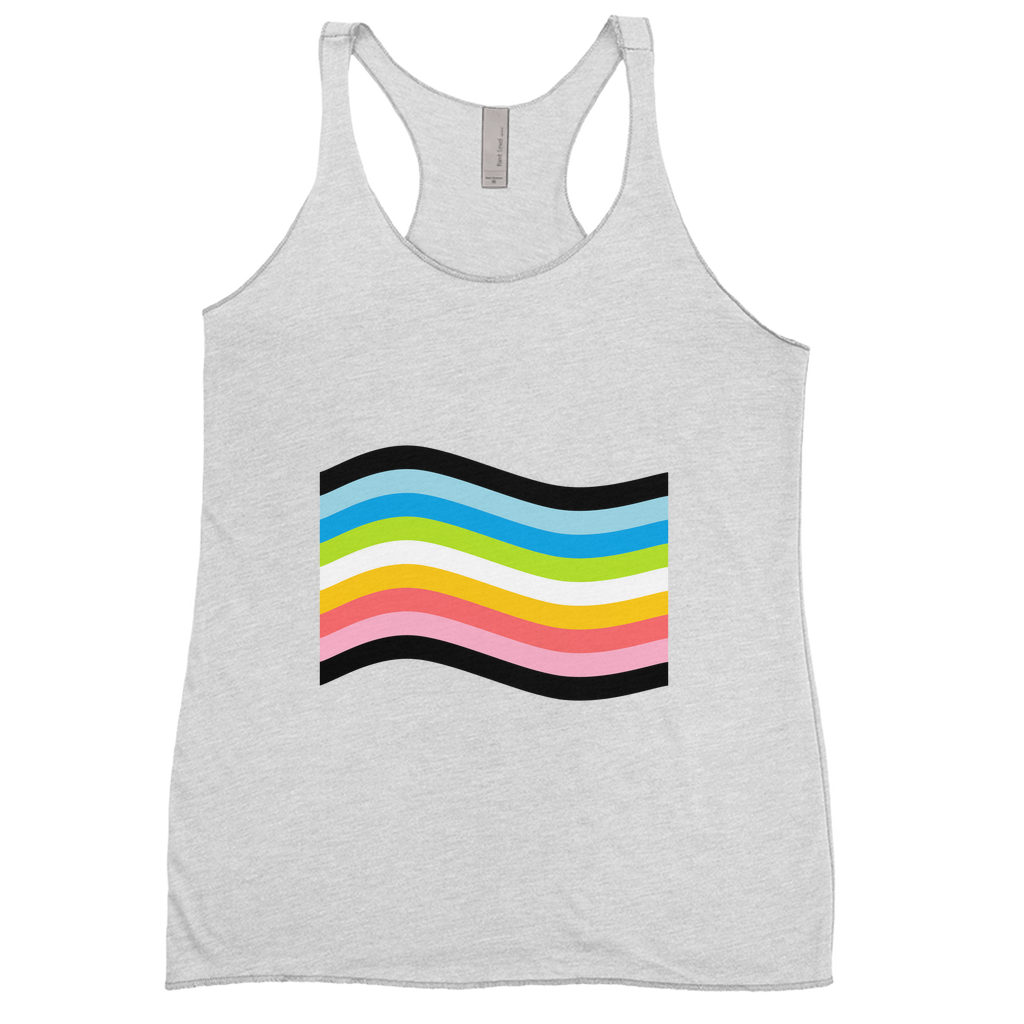 Orientation Pride Flag Fitted Racerback Tank Tops | Choose Your Flag