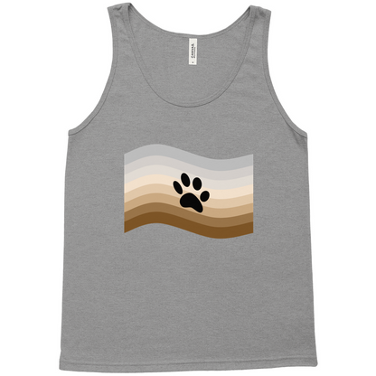 Furry Pride Flag Relaxed Fit Tank Tops | Choose Your Flag | Bella + Canvas