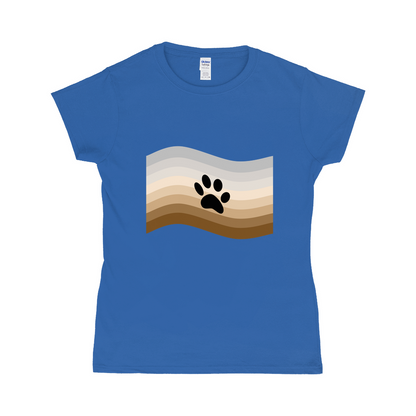 Furry Pride Flag Fitted Tshirt | Choose Your Flag | Gildan