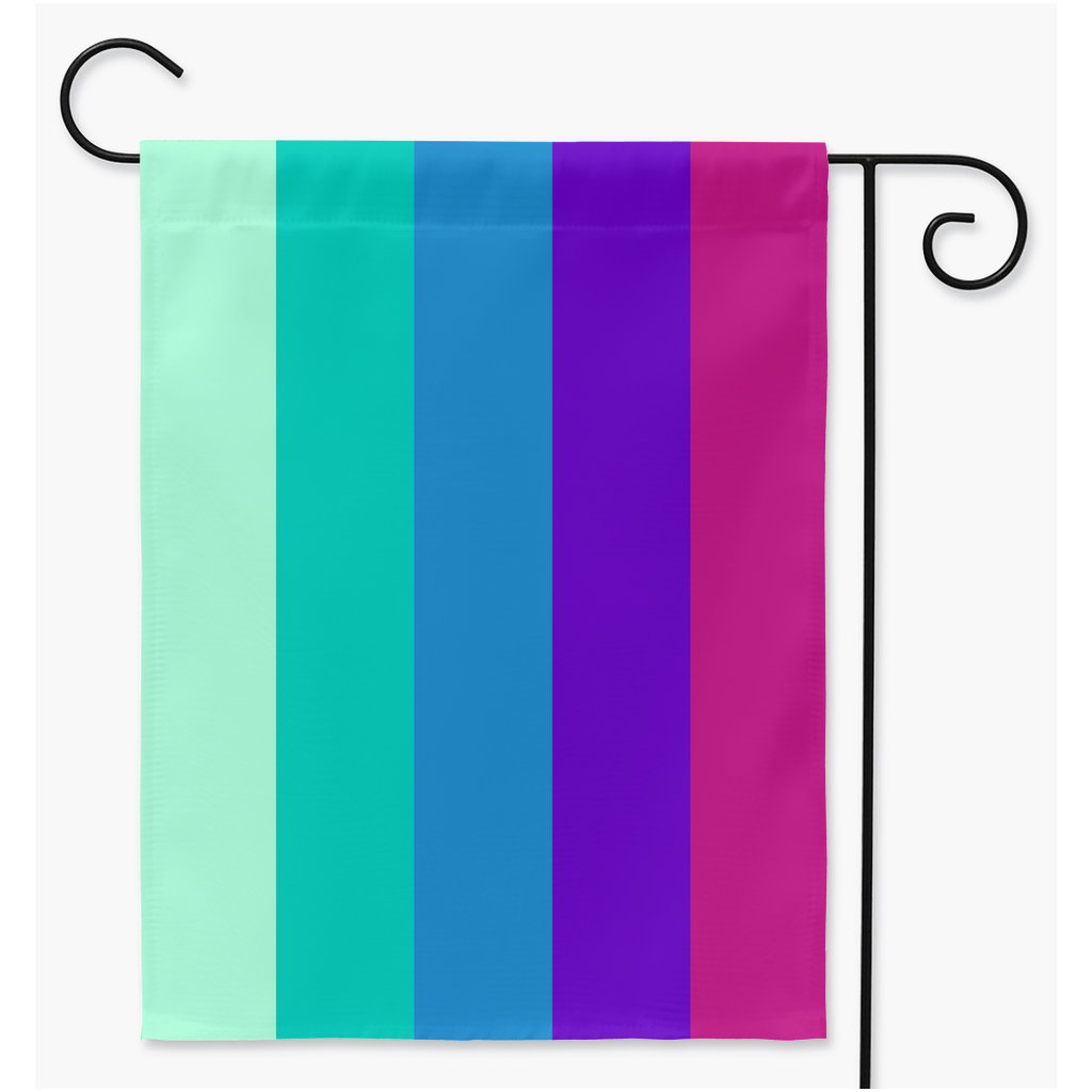 Bi-Vincian Yard and Garden Flag  | Single Or Double-Sided | 2 Sizes