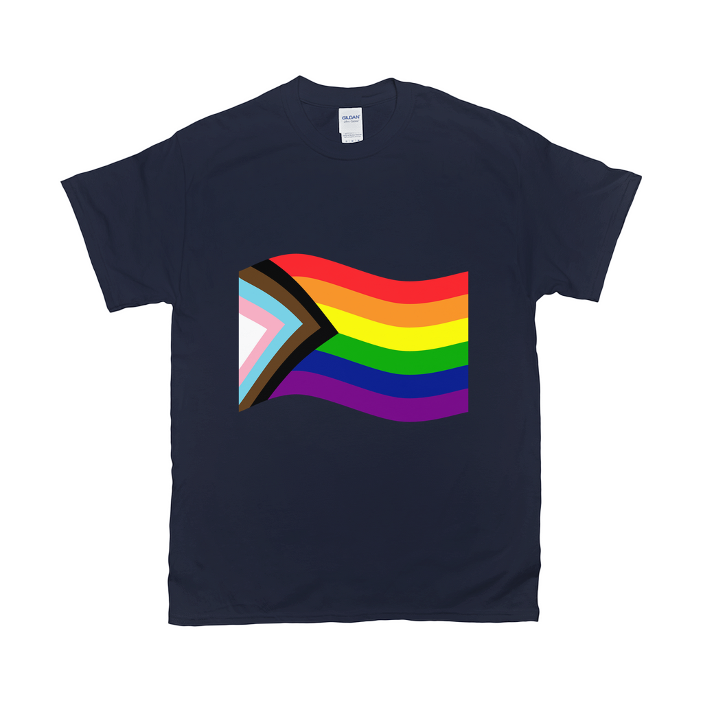 Rainbow Pride Flag Relaxed Fit Tshirt - DARK | Choose Your Flag