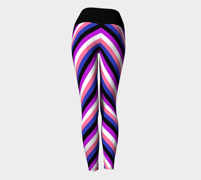 Genderfluid Striped Yoga Leggings