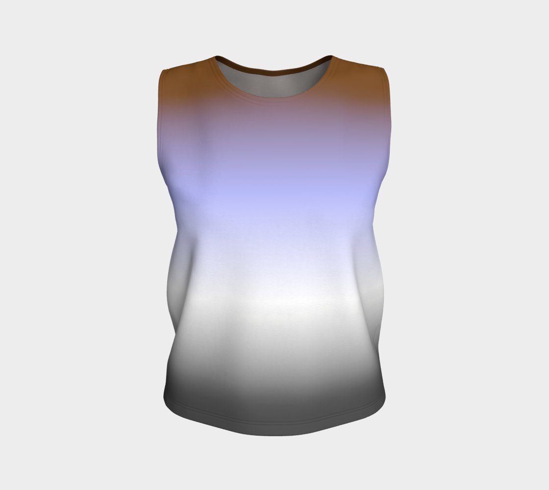 Gender Apathetic Gradient Loose Tank (Long)