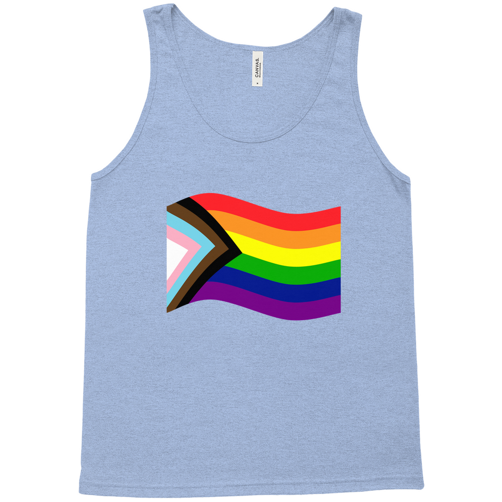 Rainbow Pride Flag Relaxed Fit Tank Tops | Choose Your Flag | Bella + Canvas