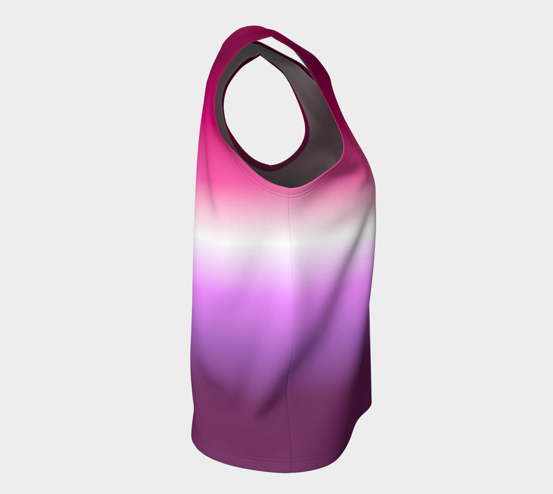 Lesbian - V2 Gradient Loose Tank (Long)