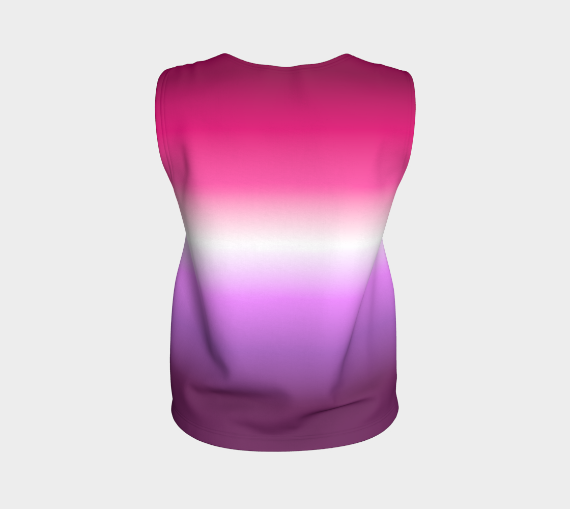 Lesbian - V2 Gradient Loose Tank (Long)