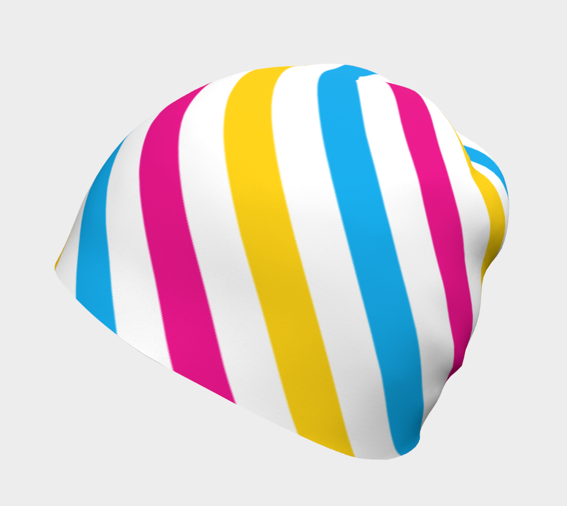 Pansexual Barber Striped Beanie