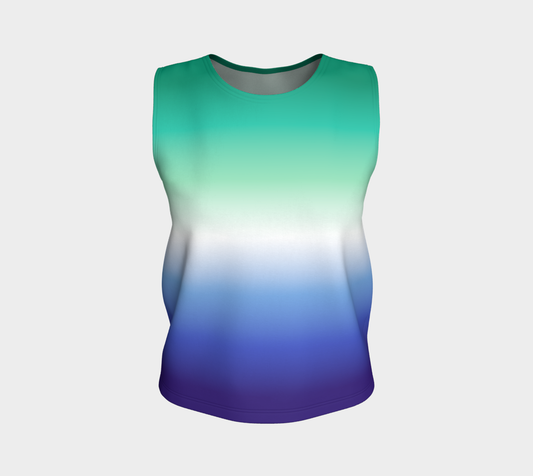 Gay Man (formerly Vincian - V2)  Gradient Loose Tank (Long)