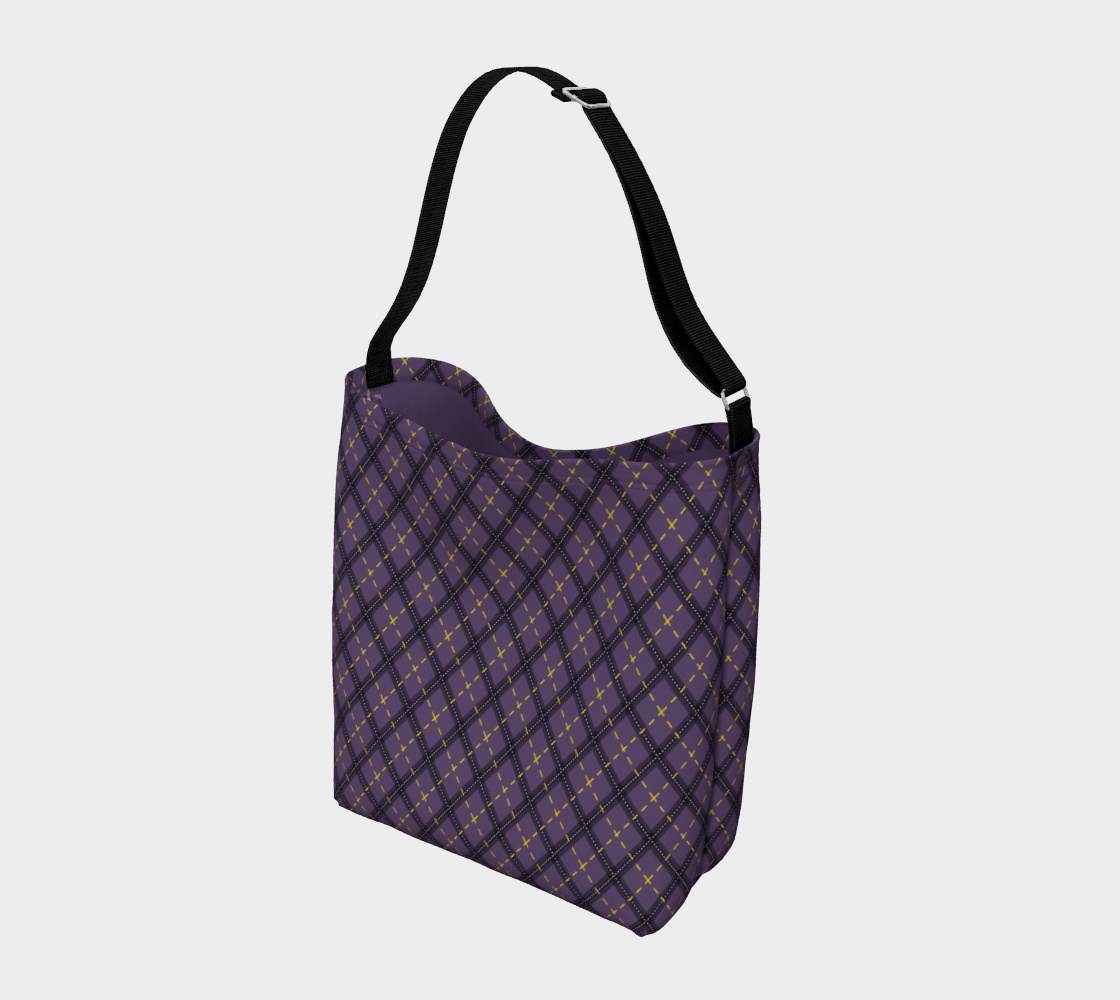 Nonbinary Argyle Day Tote