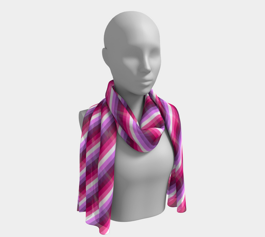 Lesbian - V2 Striped Long Scarf