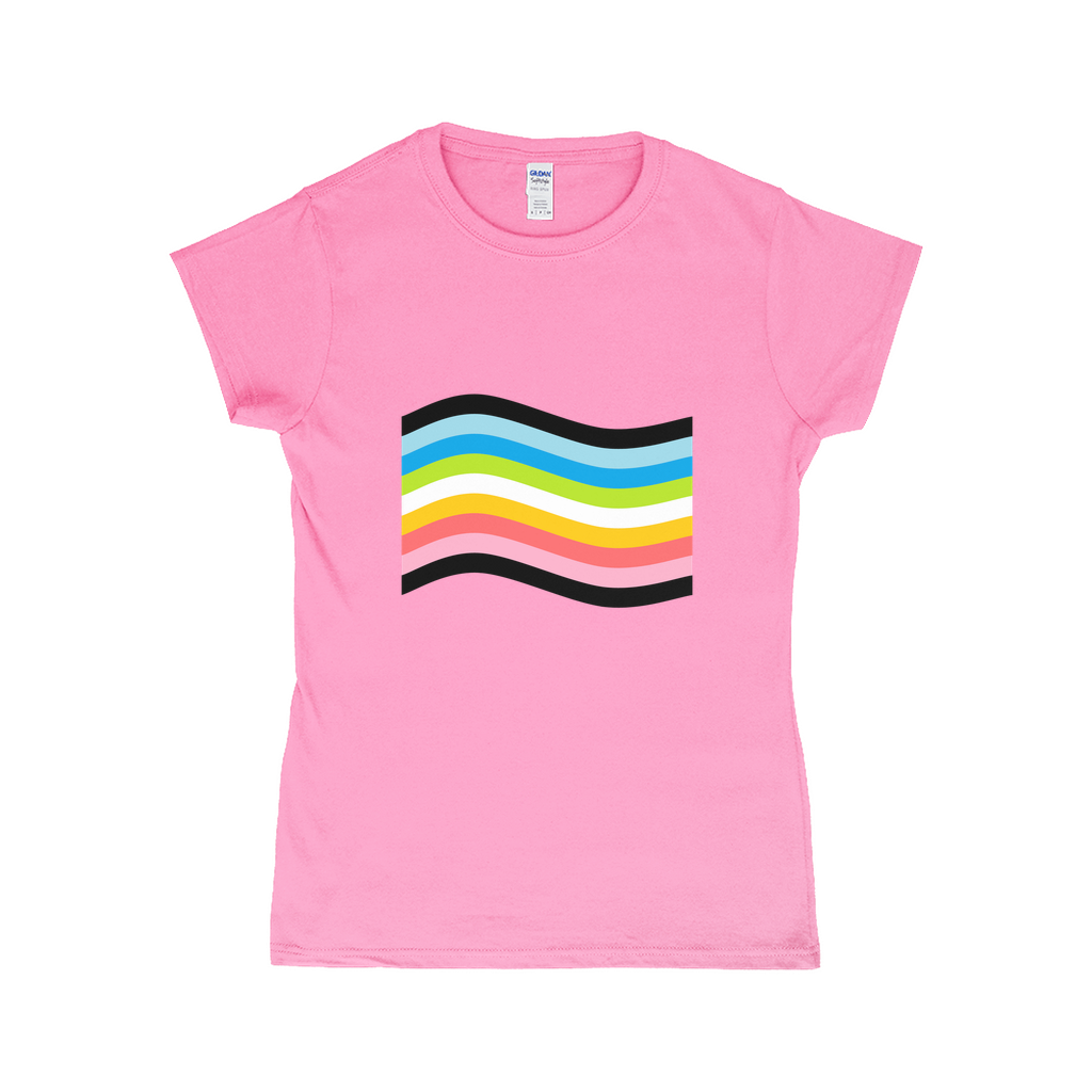 Orientation Pride Flag Fitted Tshirt | Choose Your Flag | Gildan