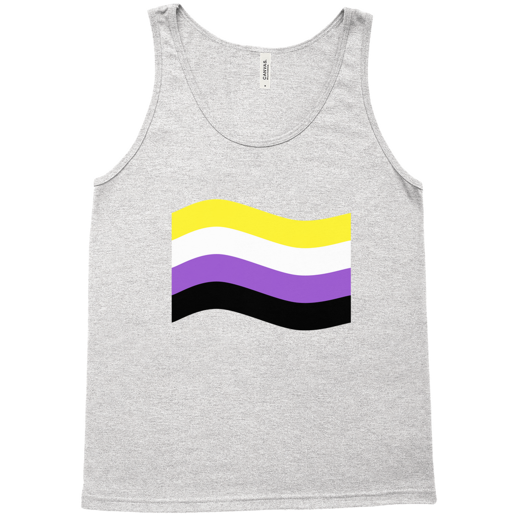 Gender Pride Flag Relaxed Fit Tank Tops | Choose Your Flag | Bella + Canvas