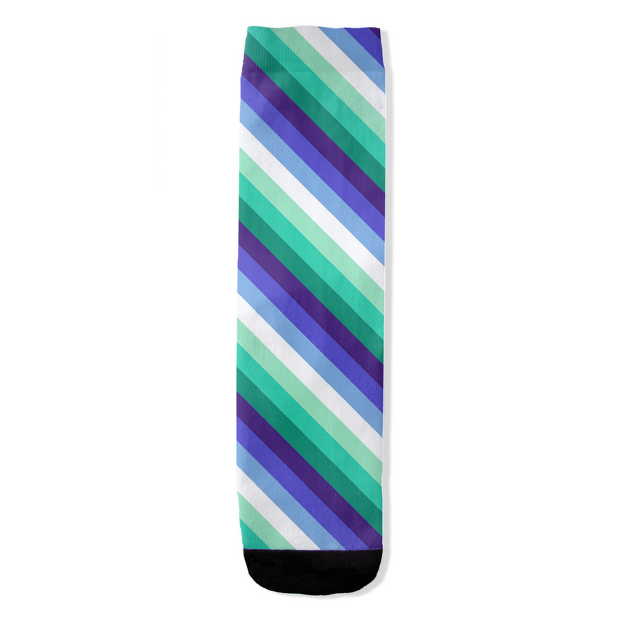 Gay Man (anciennement Vincian - V2) Chaussettes rayées entièrement imprimées