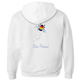 Sweats à capuche zippés Bumblebee Pride Pun - DESIGN ARRIÈRE | Choisissez votre drapeau et votre jeu de mots | Sweat à capuche bourdon | LGBTQIA