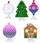 Transgender Pride Metal Ornaments